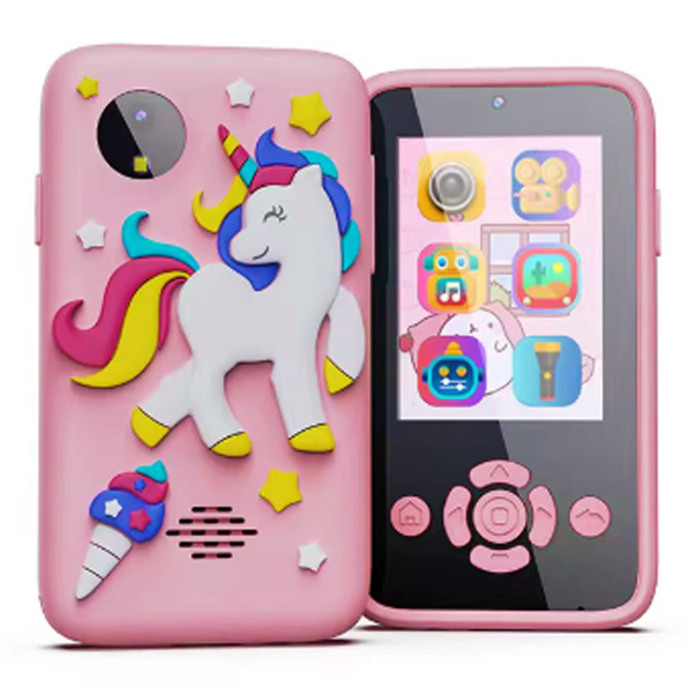 Kids Play Smartphone with Camera and Games