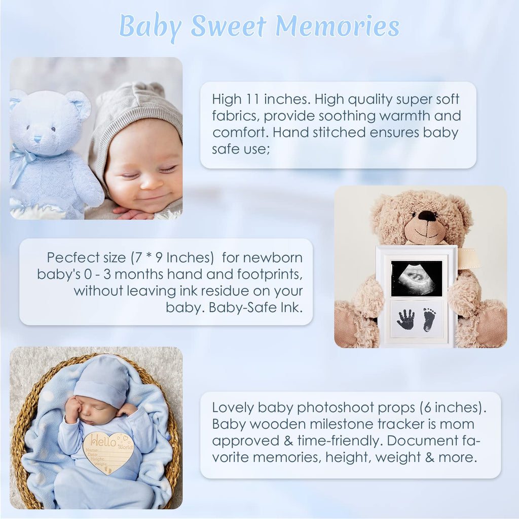Baby Box Set 14 Essentials for Newborns in a Charming Gift Basket