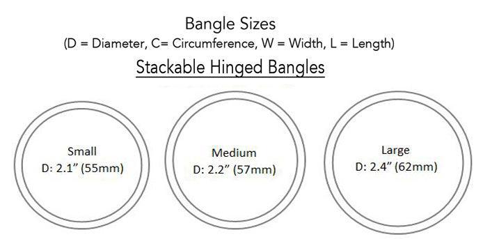 New - Butterfly Kisses Stackable Bangle