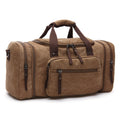 Canvas Travel Duffel Bag Canvas Weekend Bag Casual Carry On Bag For Men And Women