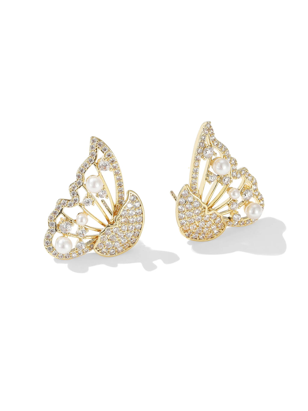 Butterfly Front Back Earrings