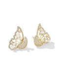 Butterfly Front Back Earrings