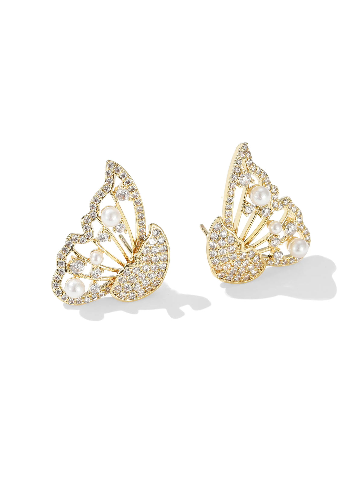 Butterfly Front Back Earrings