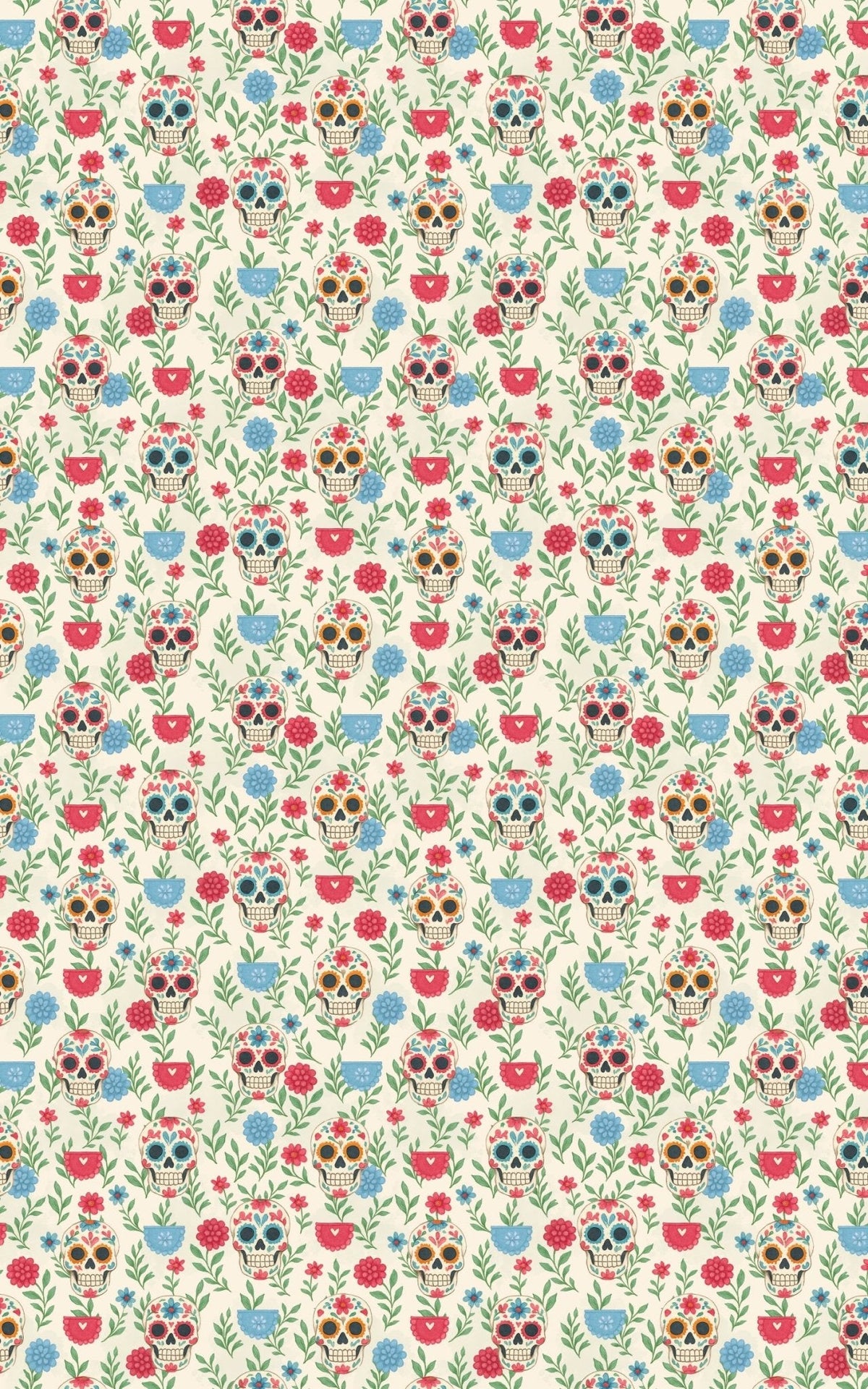 Fiesta de Calaveras Wrapping Paper