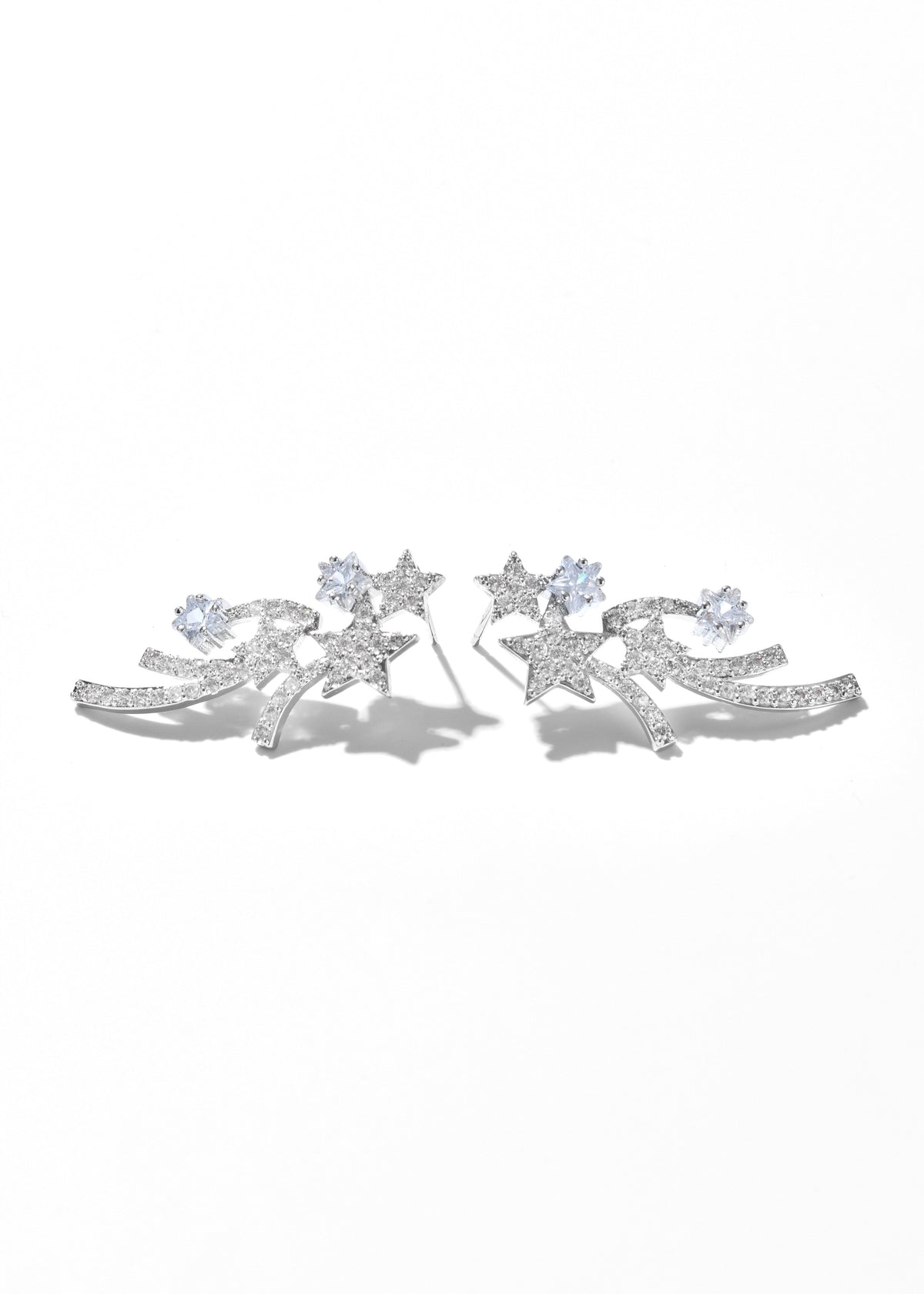 Stellar Comet Star Drop Earrings