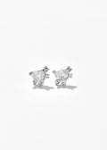 Mini Cupid Stone Stud Earrings