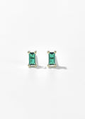 Emerald Green Stud Earrings