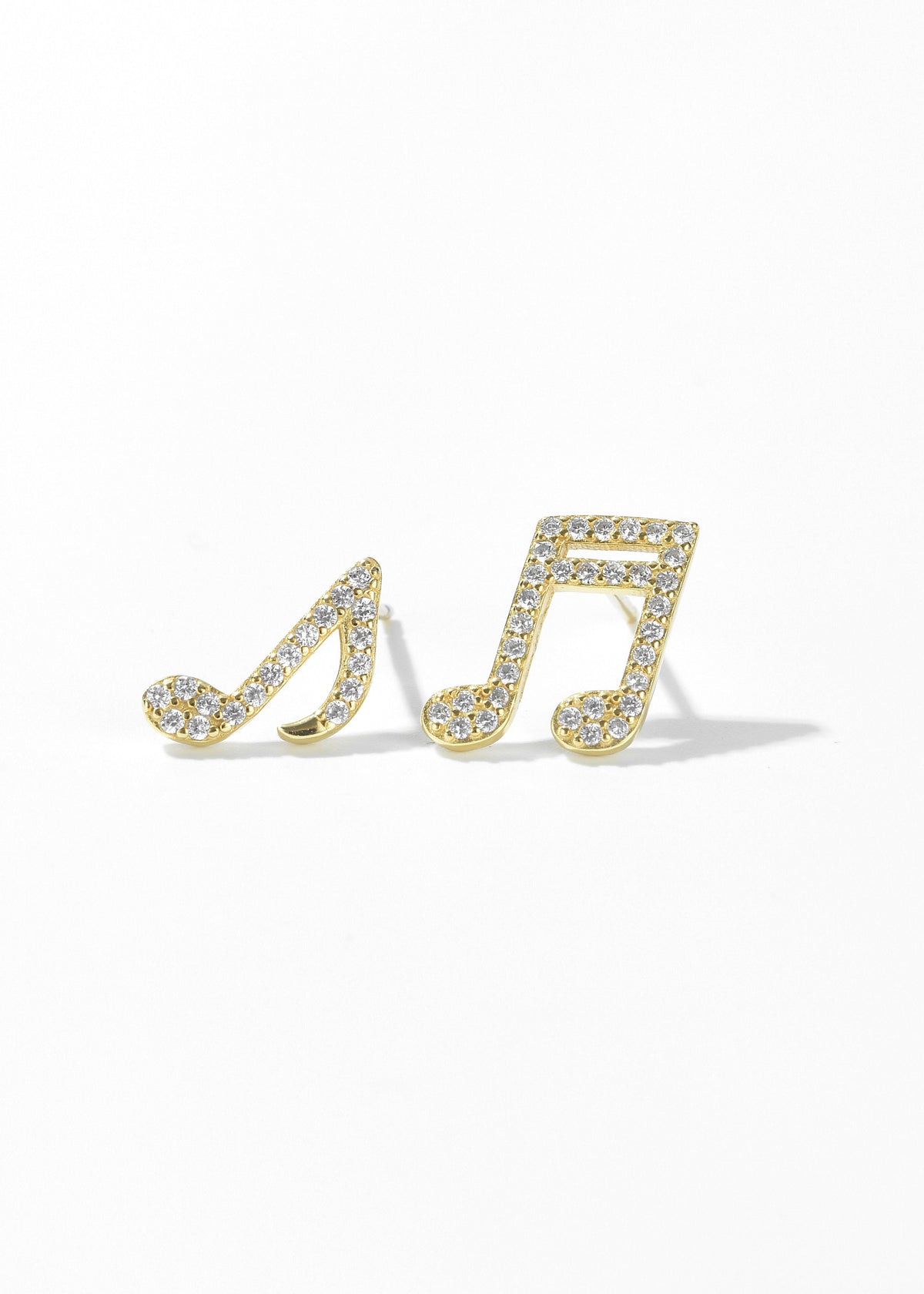Music Note Stud Earrings