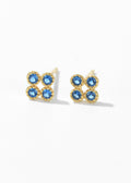 Blue Sapphire Stud Earrings
