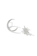 Mismatched Moon Star Earrings