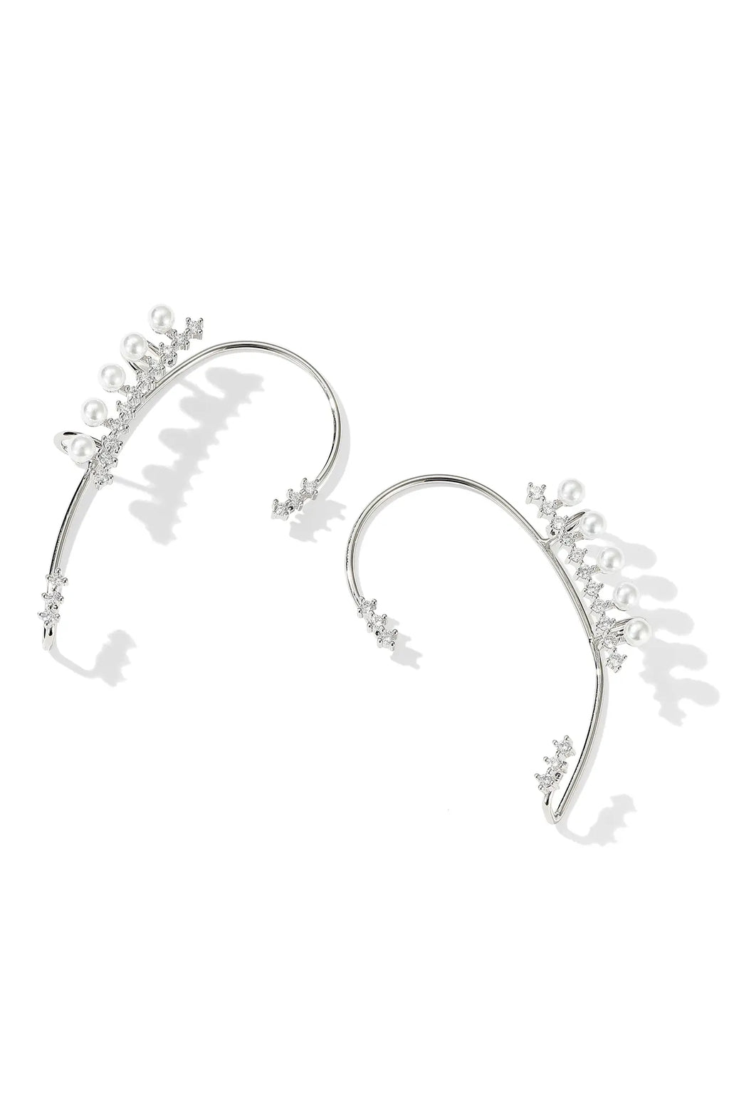 Pearl Clip Ear Cuff Earring