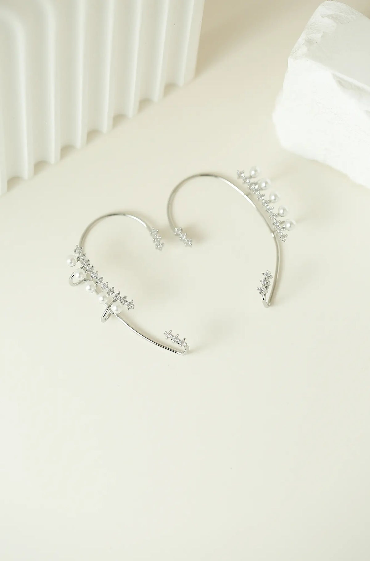 Pearl Clip Ear Cuff Earring