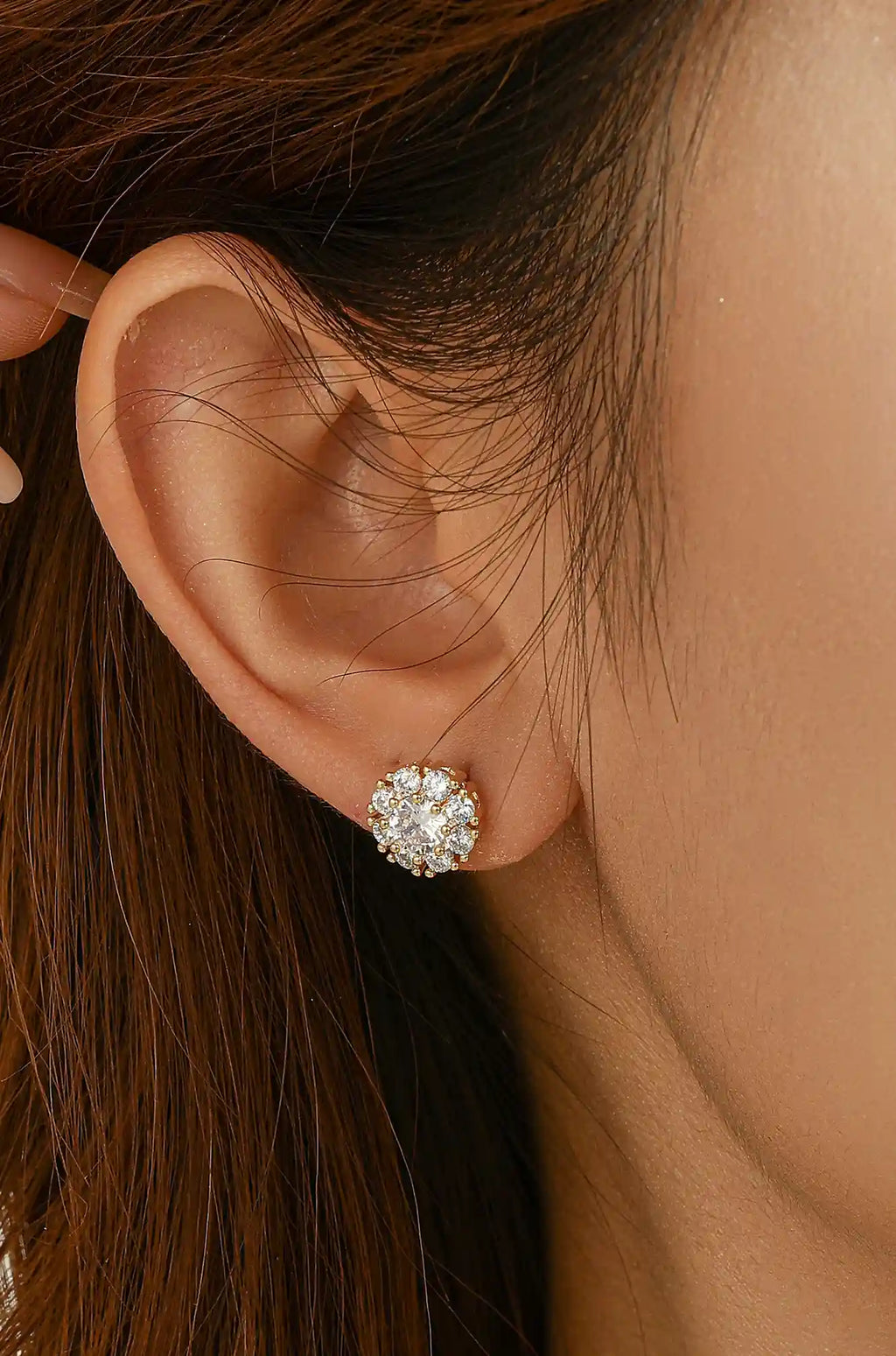 Spinning Crystal Studs