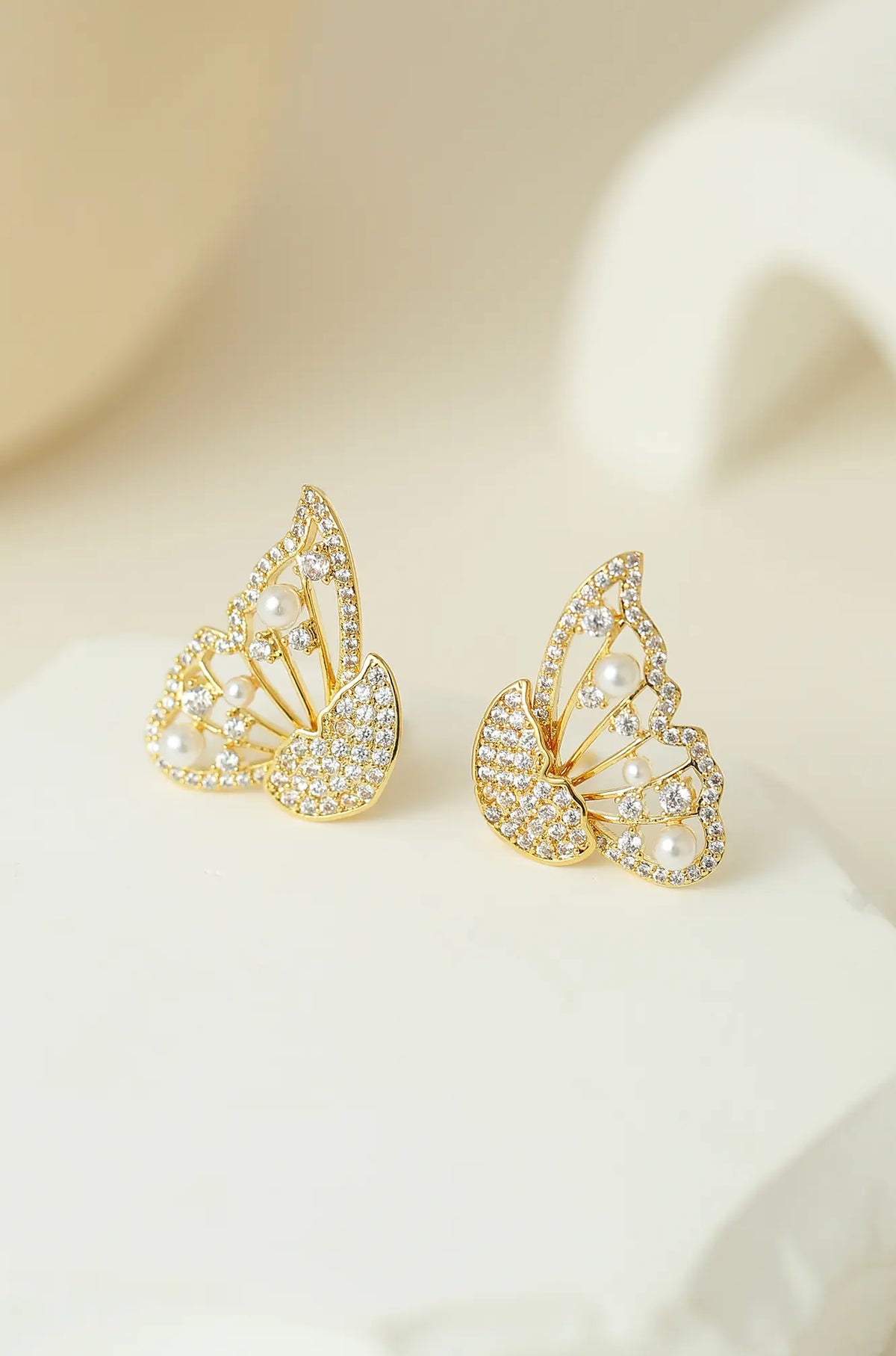 Butterfly Front Back Earrings