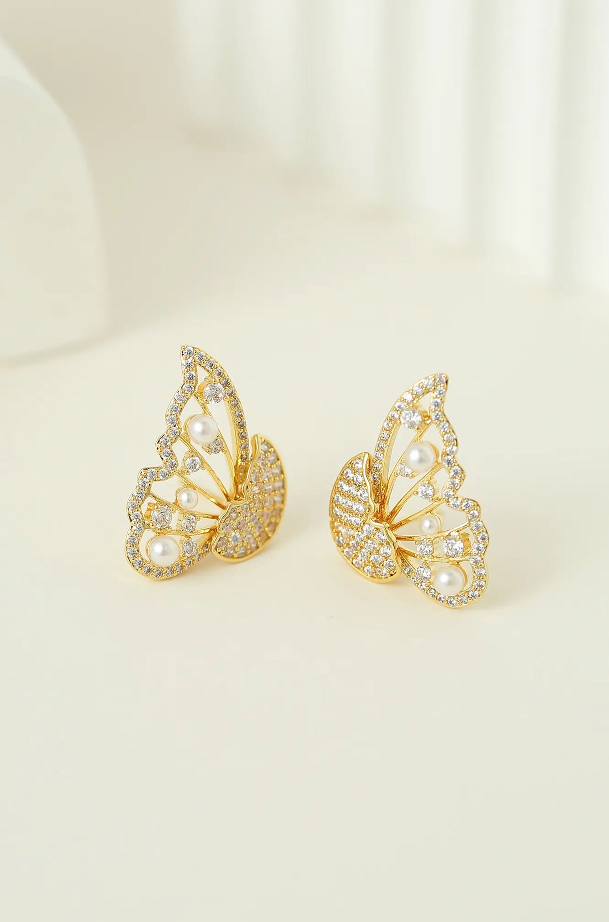 Butterfly Front Back Earrings