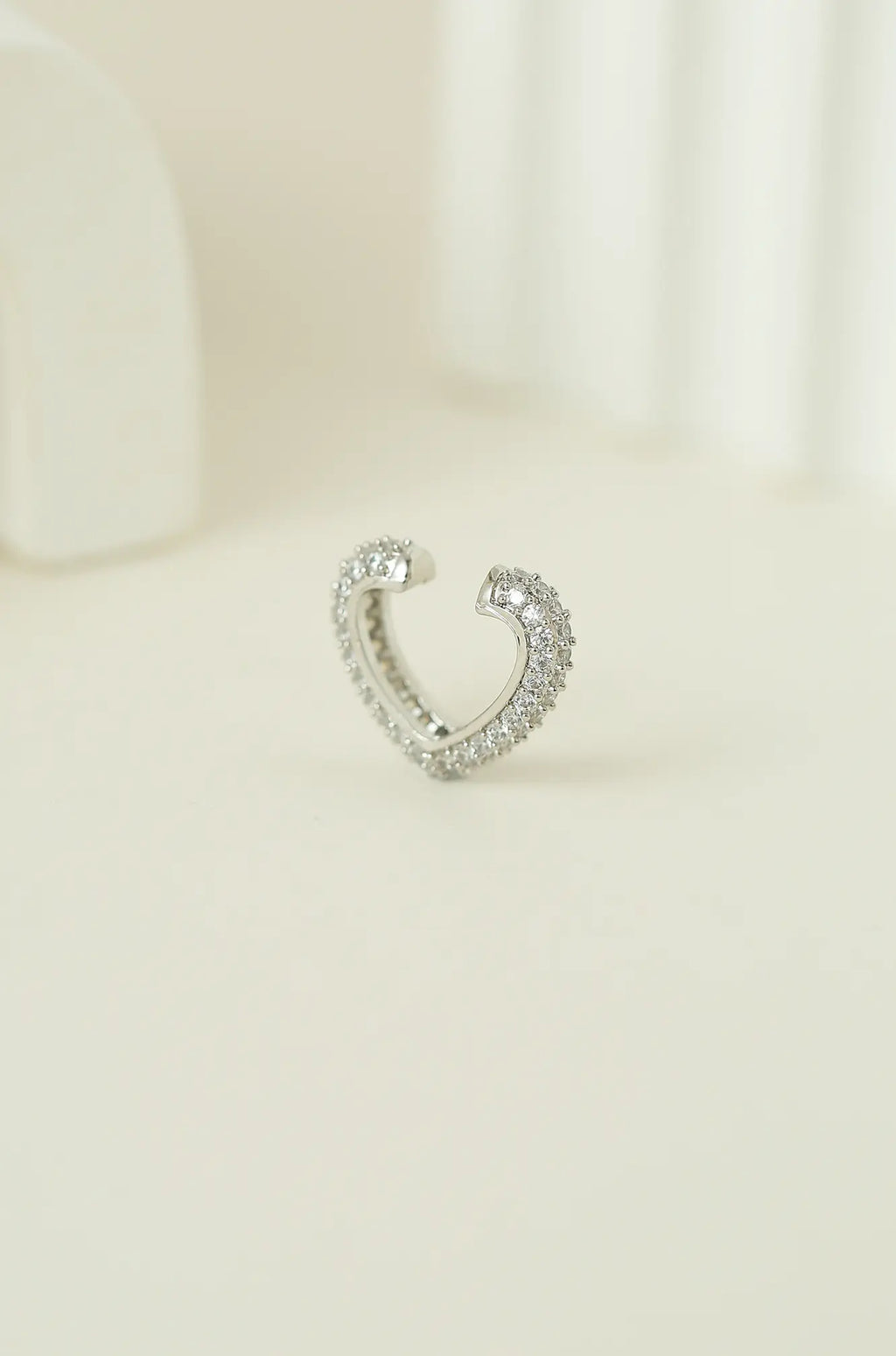 Heart Clip On Earrings