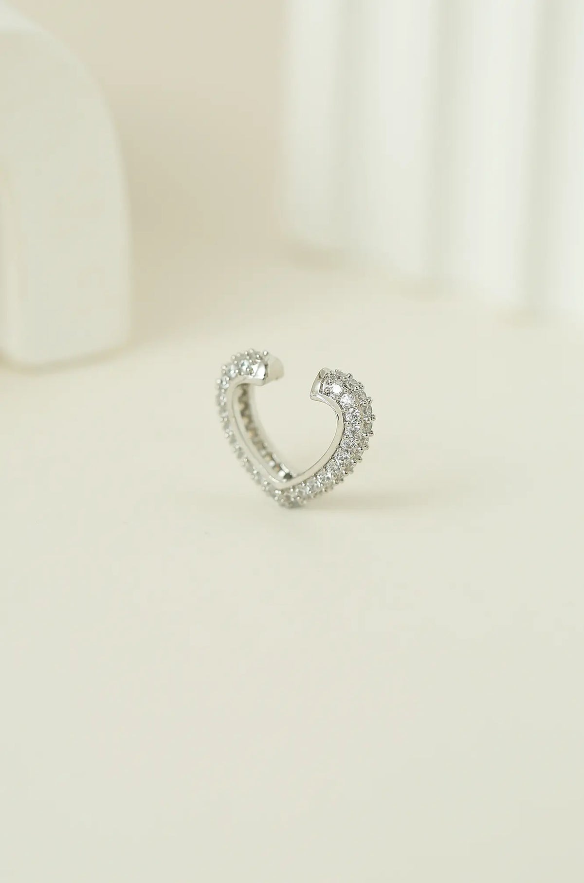 Heart Clip On Earrings