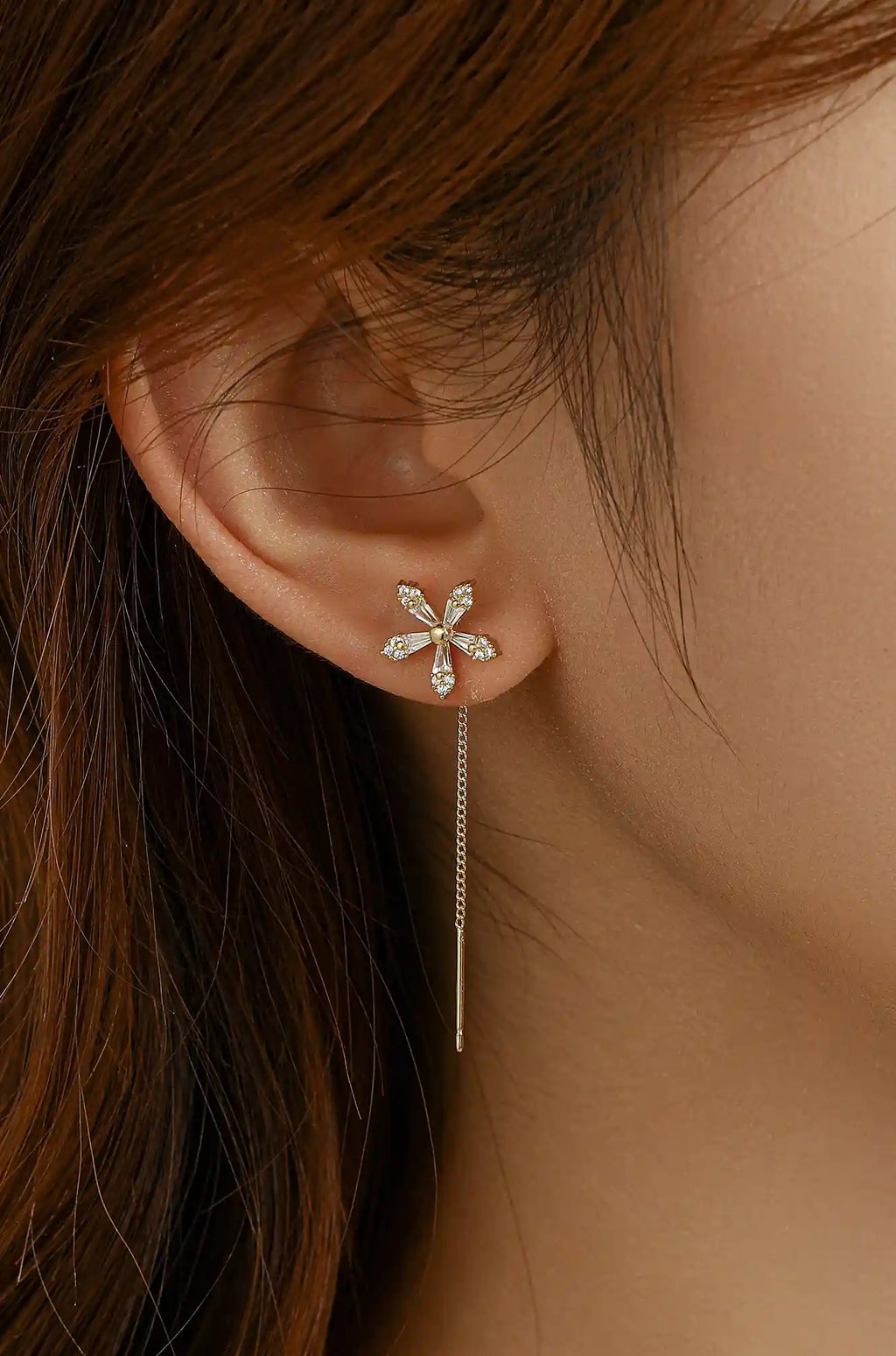 Threaded Stud Earrings