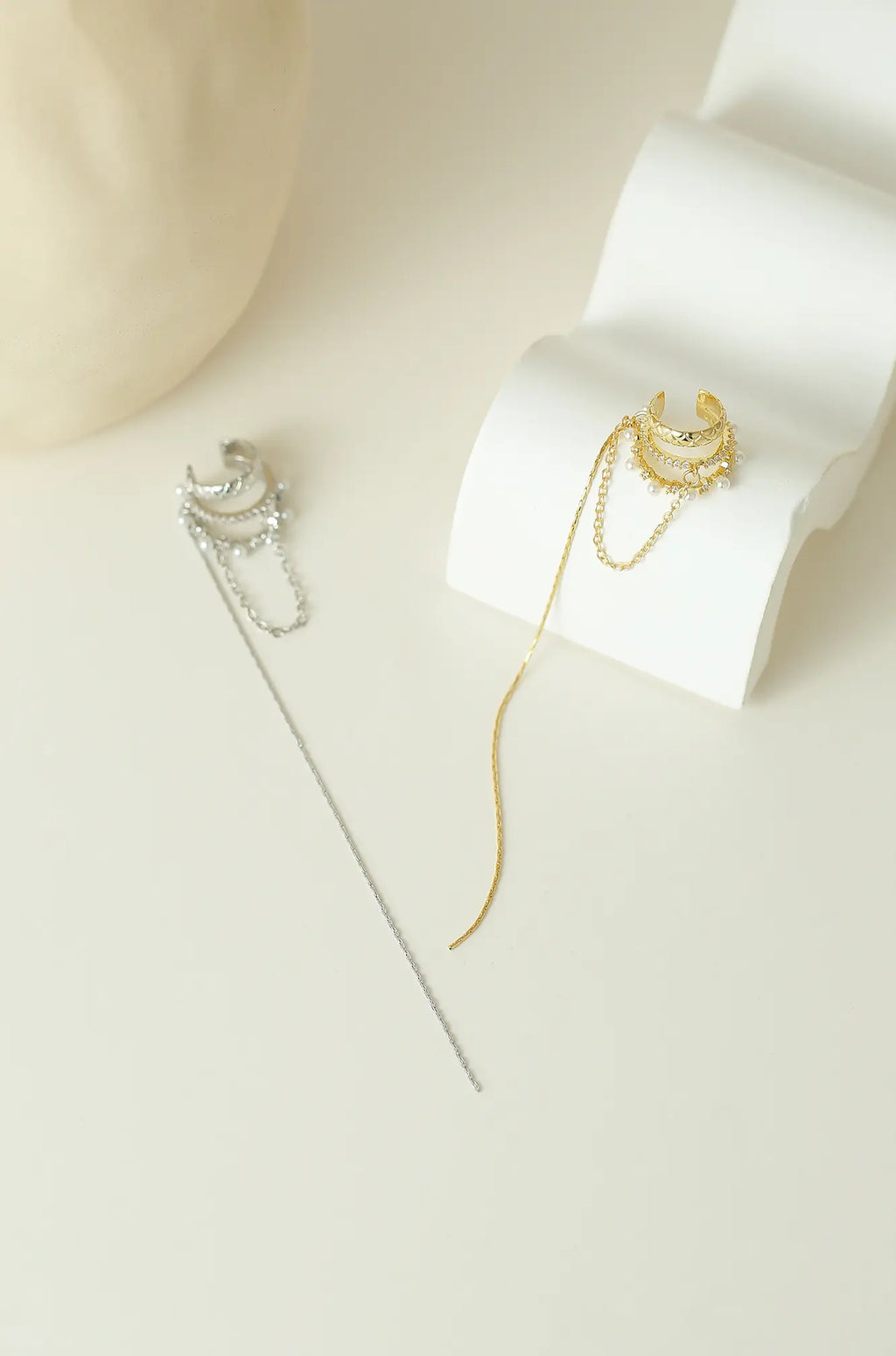 Three Layer Earring Ear Cuff