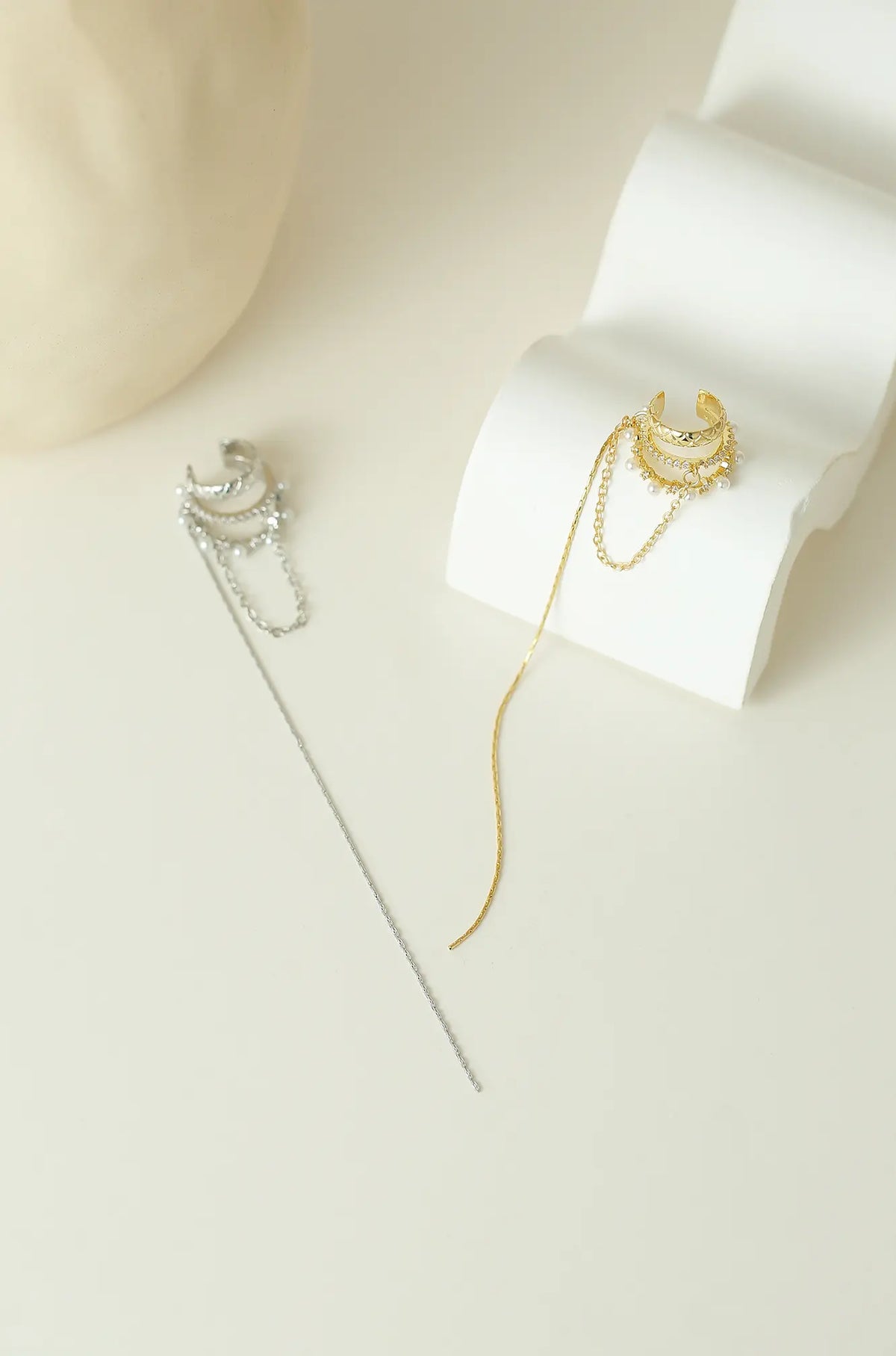 Three Layer Earring Ear Cuff