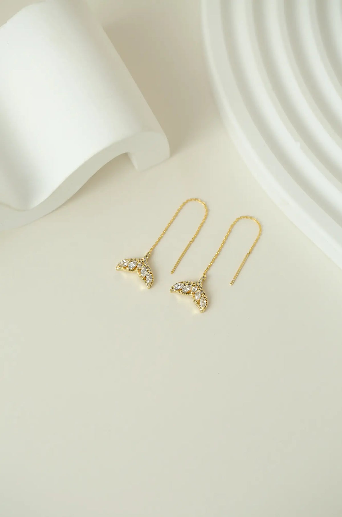 Threader Drop Earrings