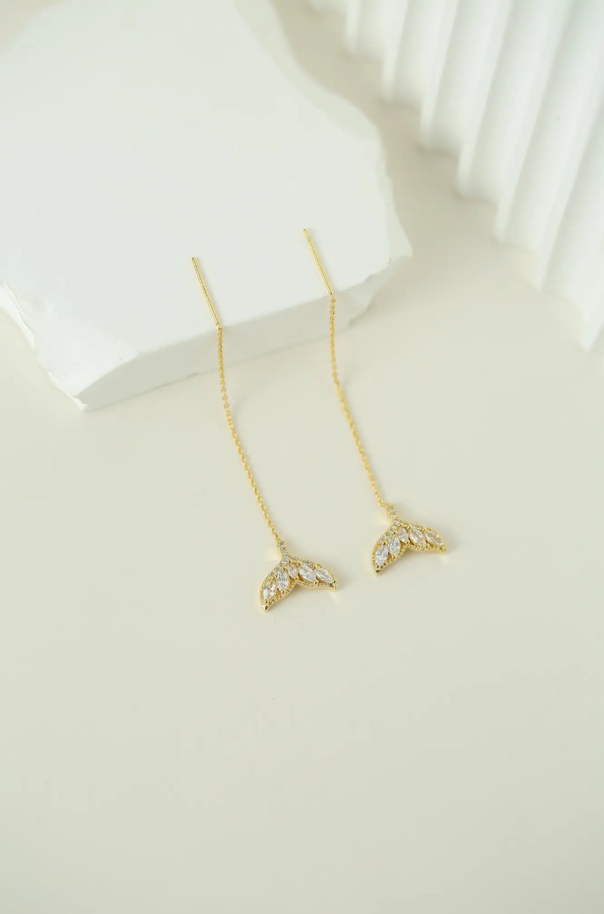 Threader Drop Earrings