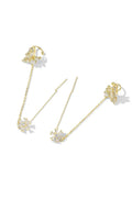 Dainty Butterfly Clip Earrings