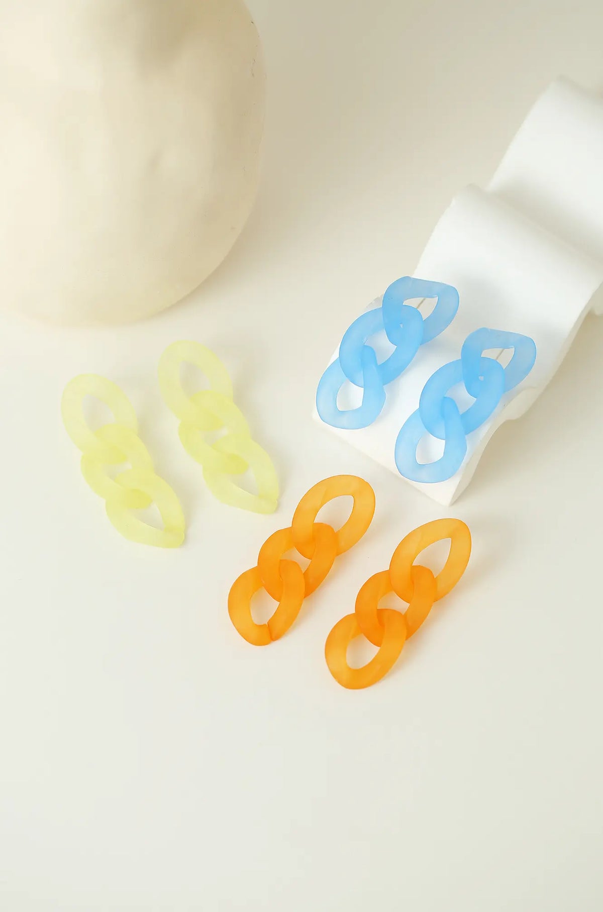 Candy Colored Hoop Earrings