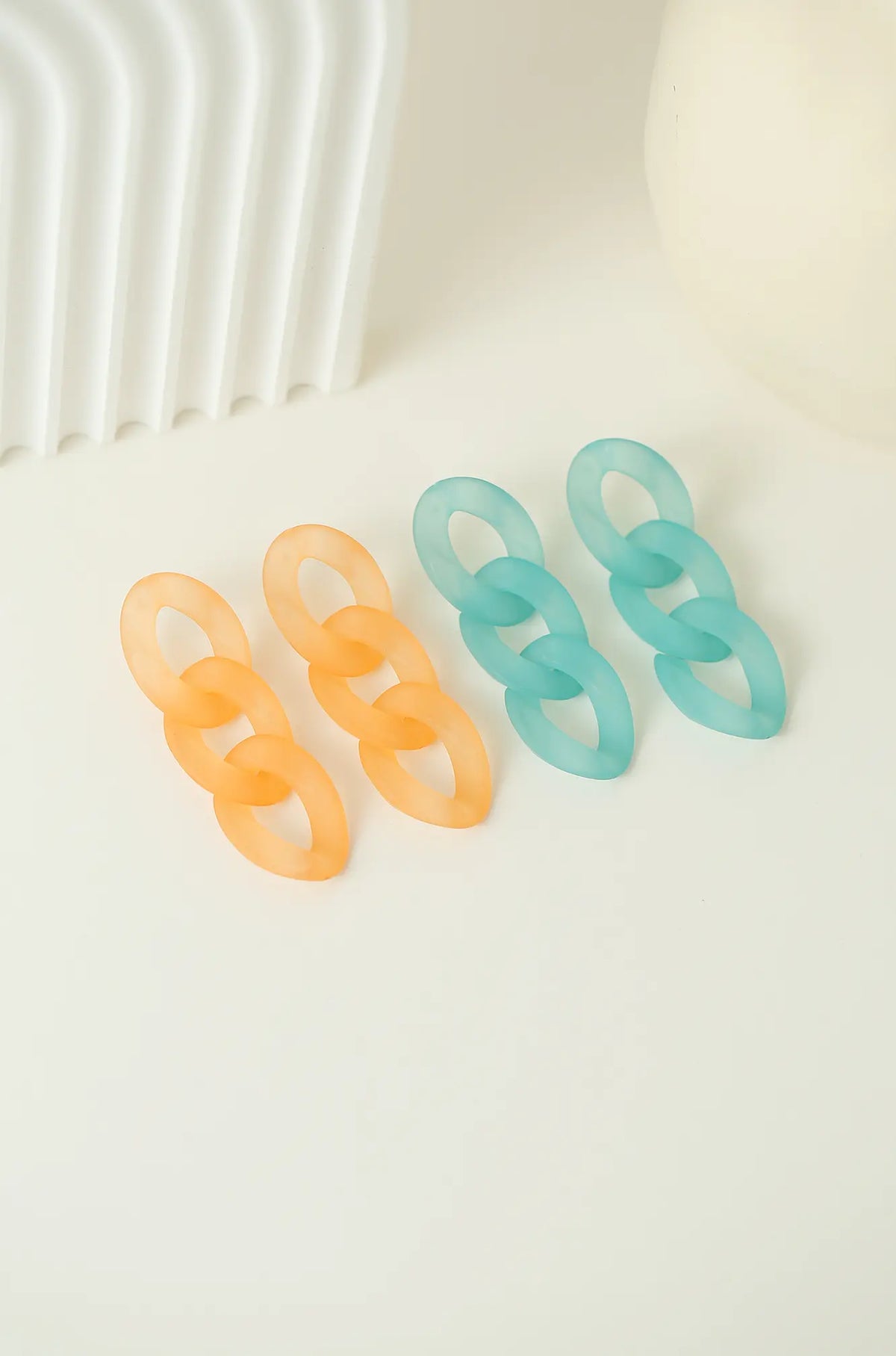 Candy Colored Hoop Earrings