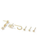 Floral Leaf Stud Earrings Set