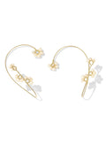 Floral Pearl Ear Cuff