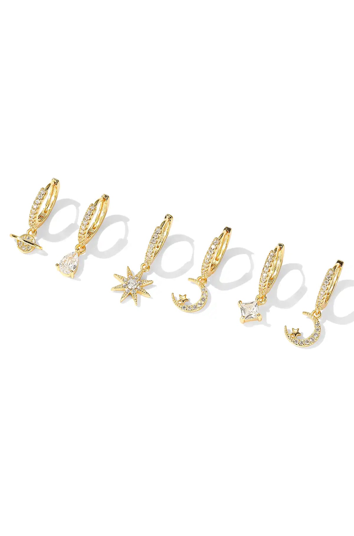 Galaxy Hoop Earring Set