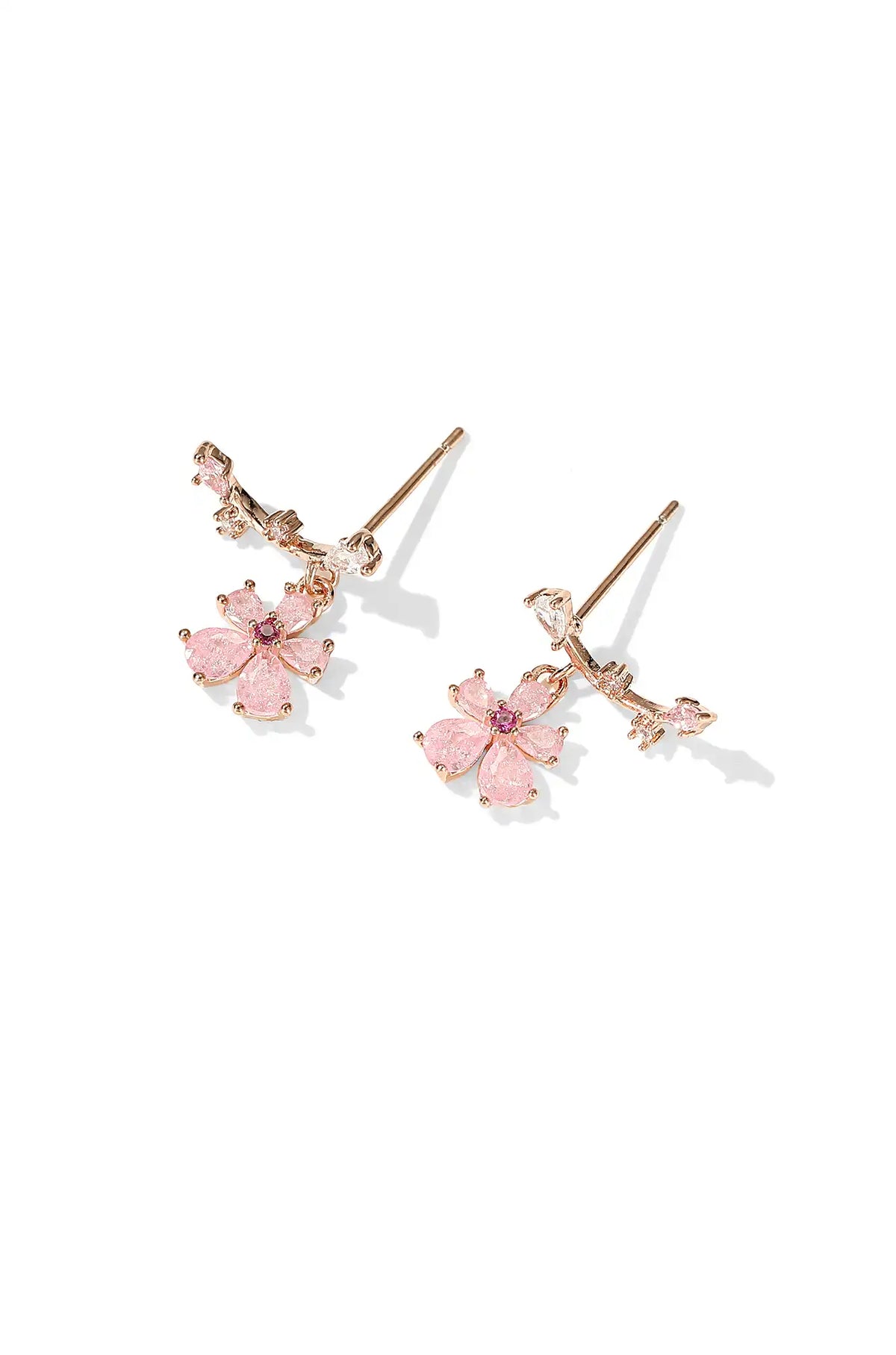 Sakura Flower Earrings Drop