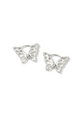 Butterfly Hoop Earrings