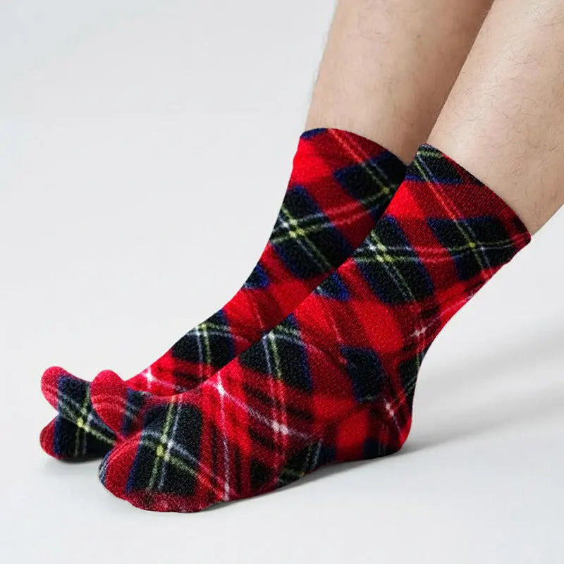 Polar Feet Fleece Tabi Socks - Highlander