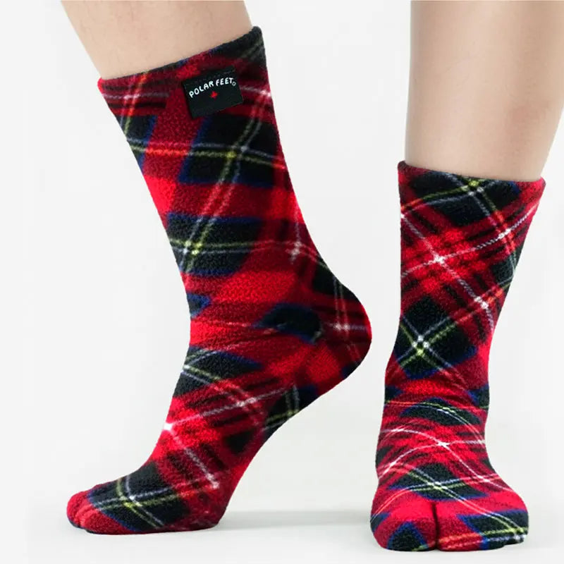 Polar Feet Fleece Tabi Socks - Highlander