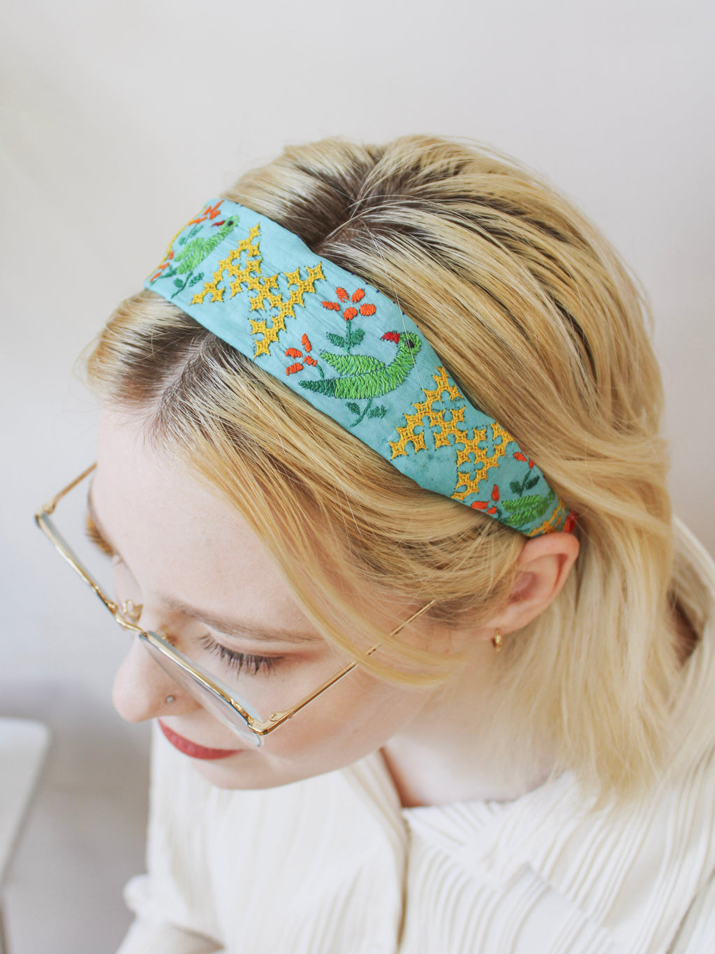Frida Embroidered Headband
