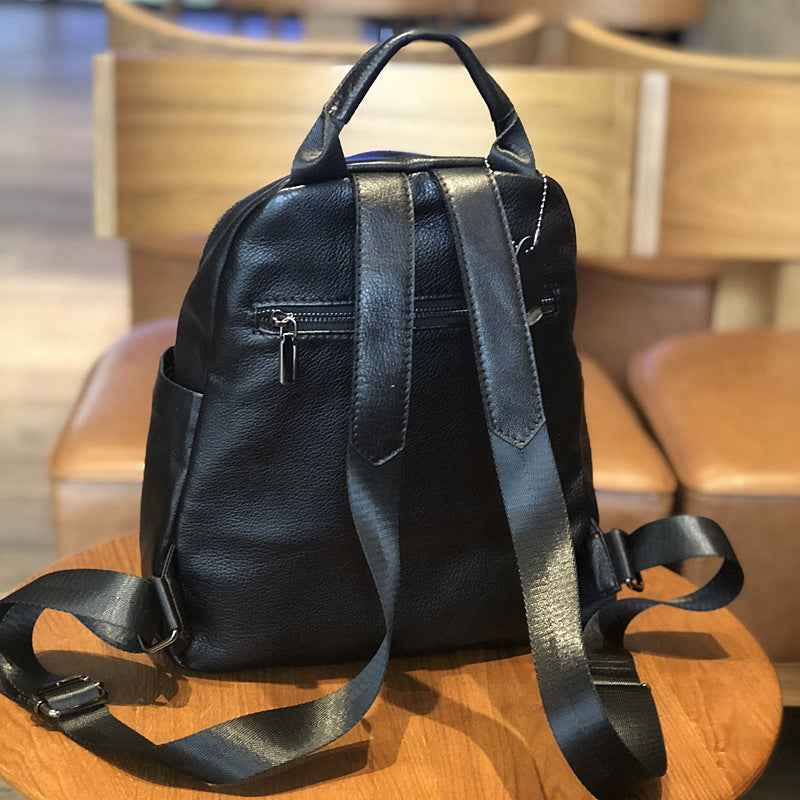 Full Grain Backpack For Women Leather Shoulder Bag Stylish Leather Backpack Purse Handmade School Backpack Travel Backpack