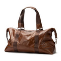 Full Grain Leather Gym Bag Mens Leather Duffle Bag Travel Bag Leather Weekend Luggage Bag Leather Carry-on Bag