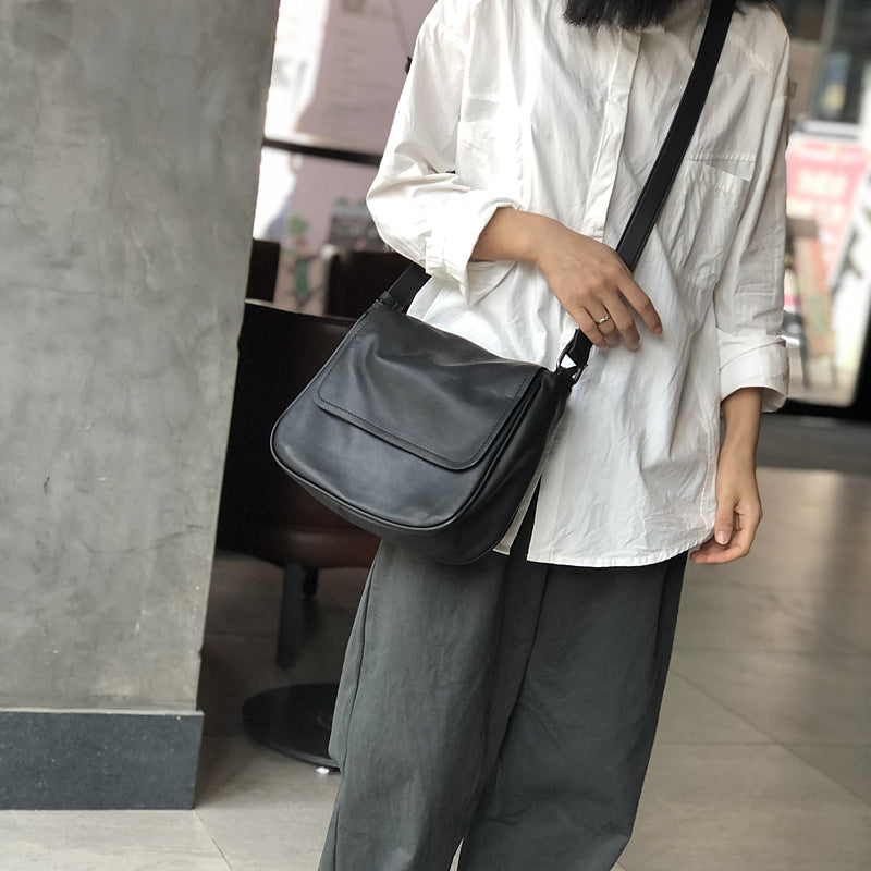 Full Grain Leather Shoulder Bag Women Crossbody Bag Leather Purse Gift for Her T21020
