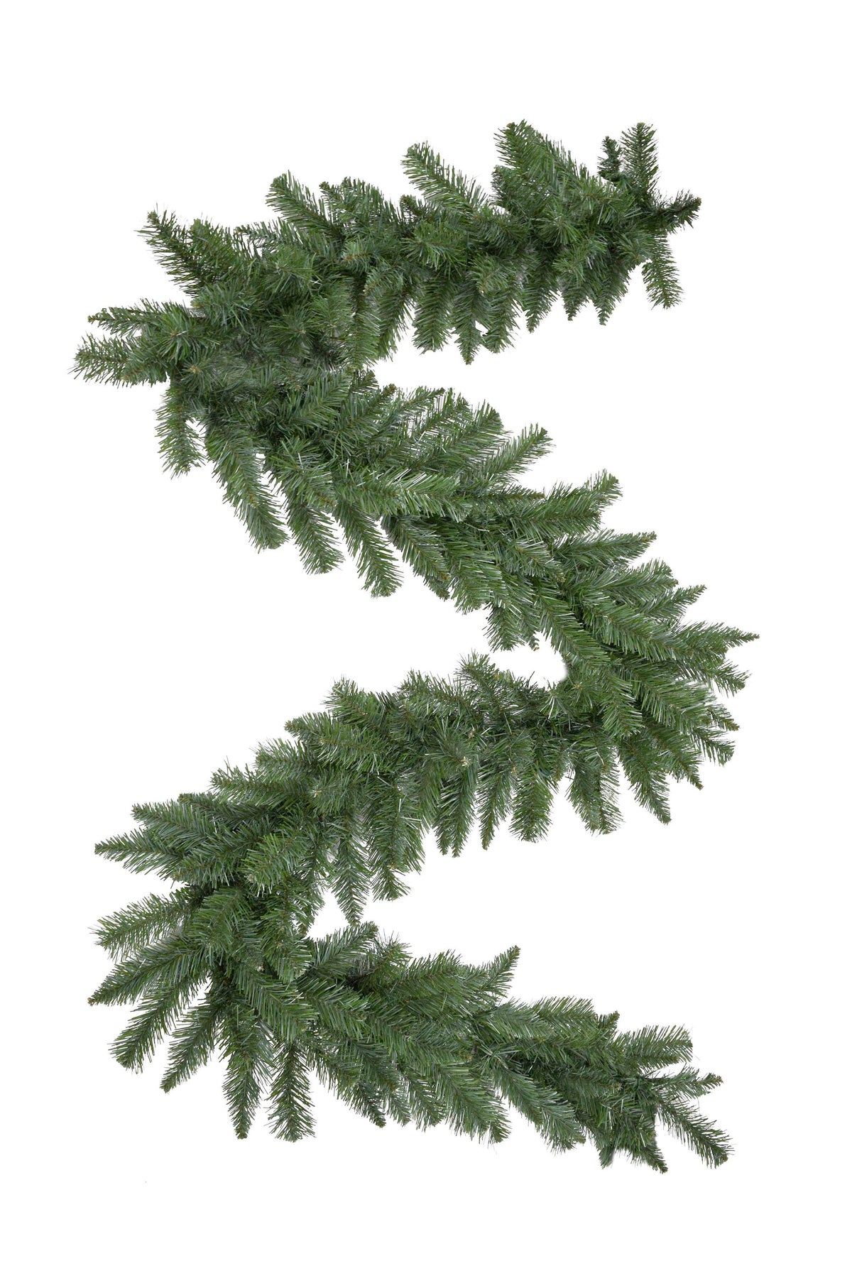 9' Green Tapered Salem Pine Garland