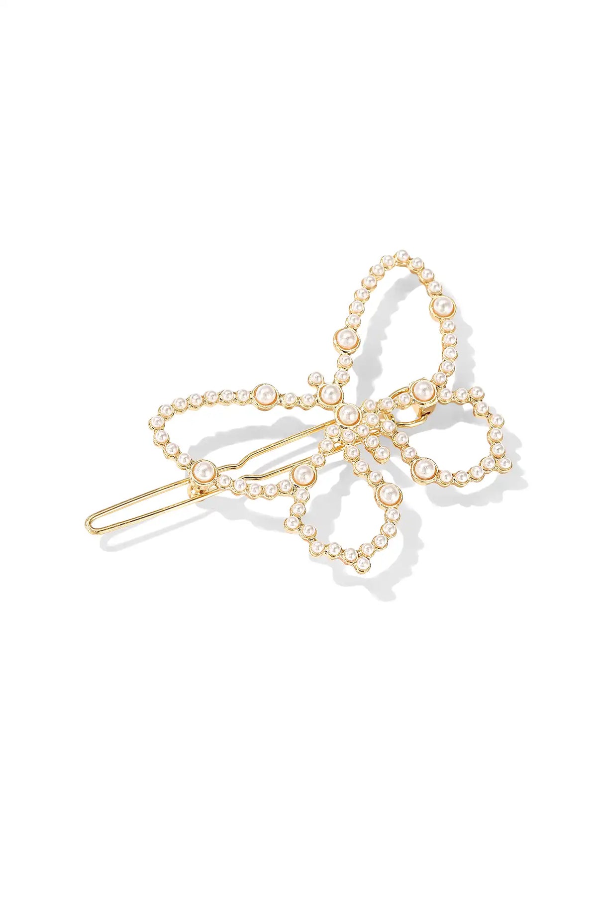 Pearl Butterfly Hair Clip