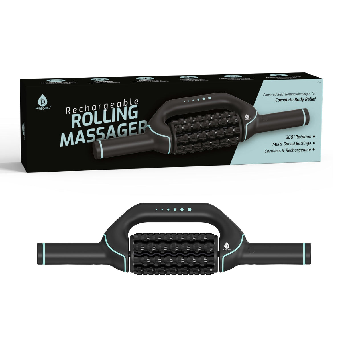 Rechargeable Rolling Massager – Relaxation Anytime, Anywhere-0