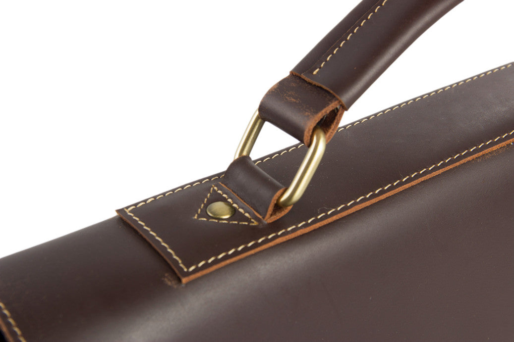 Vintage Leather Messenger Bags, Mens Leather Briefcase