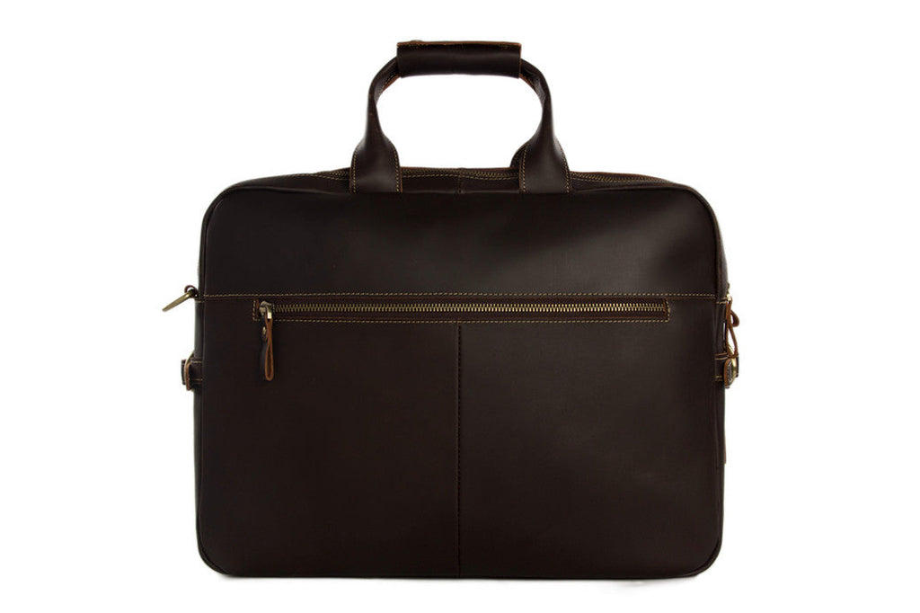 Flash Sale Handmade Full Grain Leather Briefcase, Leather Laptop Bag