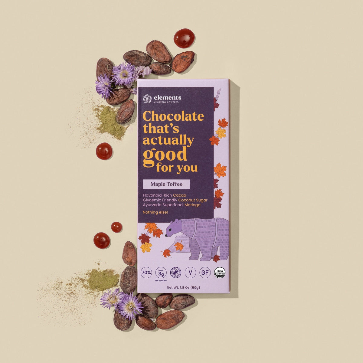Maple Toffee Chocolate Bar