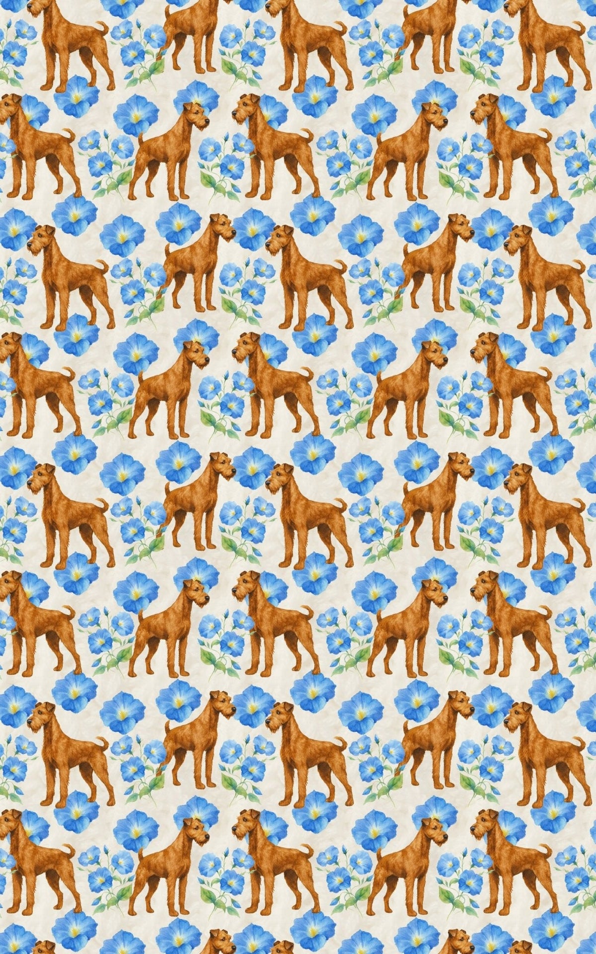 Heather & Terrier Wrapping Paper