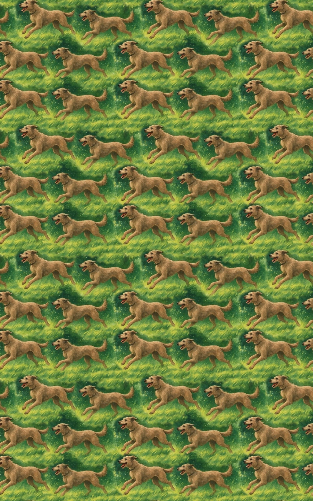 Silver Mist Hound Wrapping Paper
