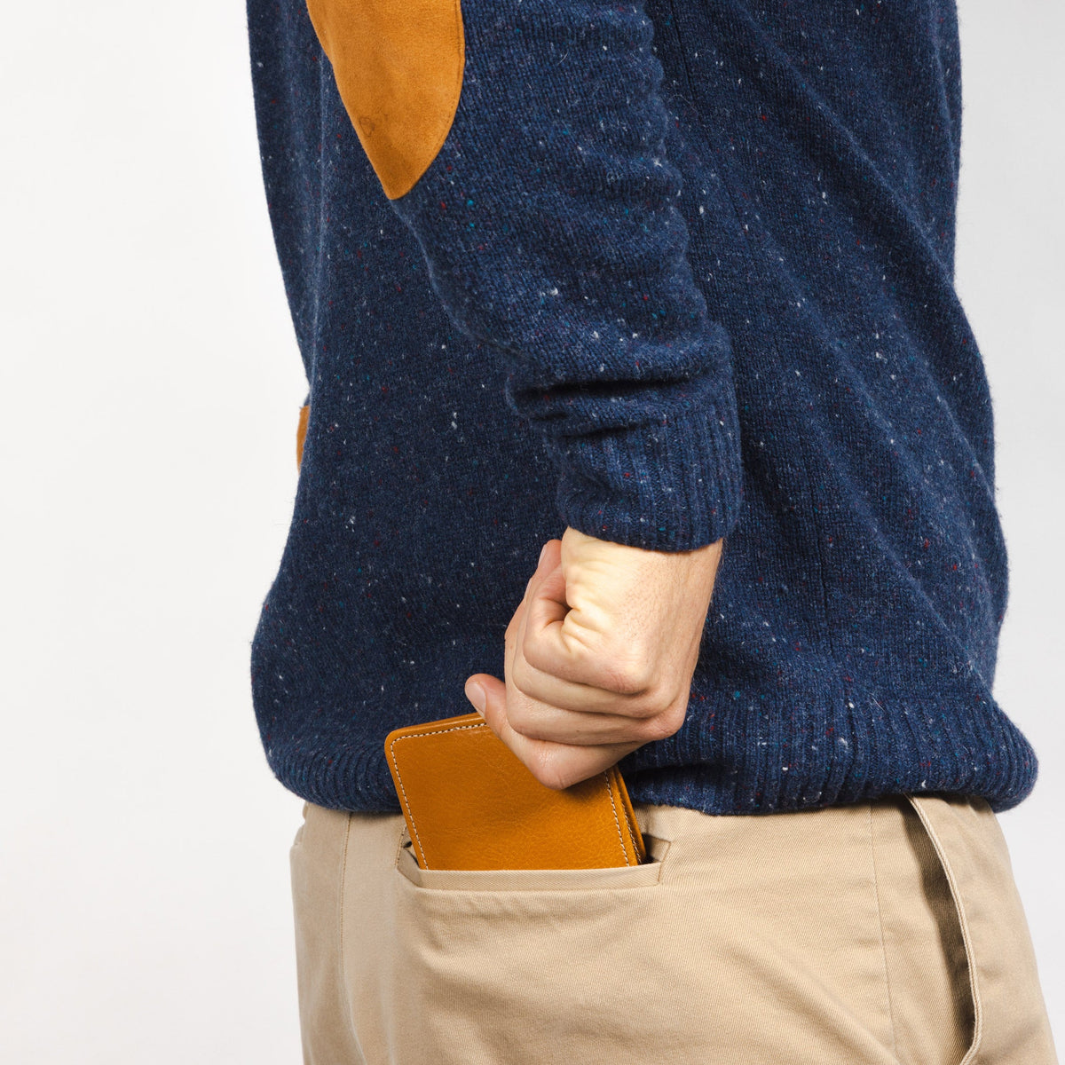 Large Billfold Wallet with RFID protection - Natural