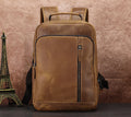 Leather Backpack for Men Full Grain Leather Travel Backpack Handmade Leather 15.6 inches Laptop Backpack Gift For Him